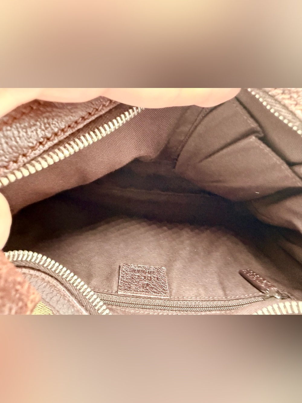 Gucci GG Sherry Line canvas mini hobo shoulder bag - Picture 11 of 12